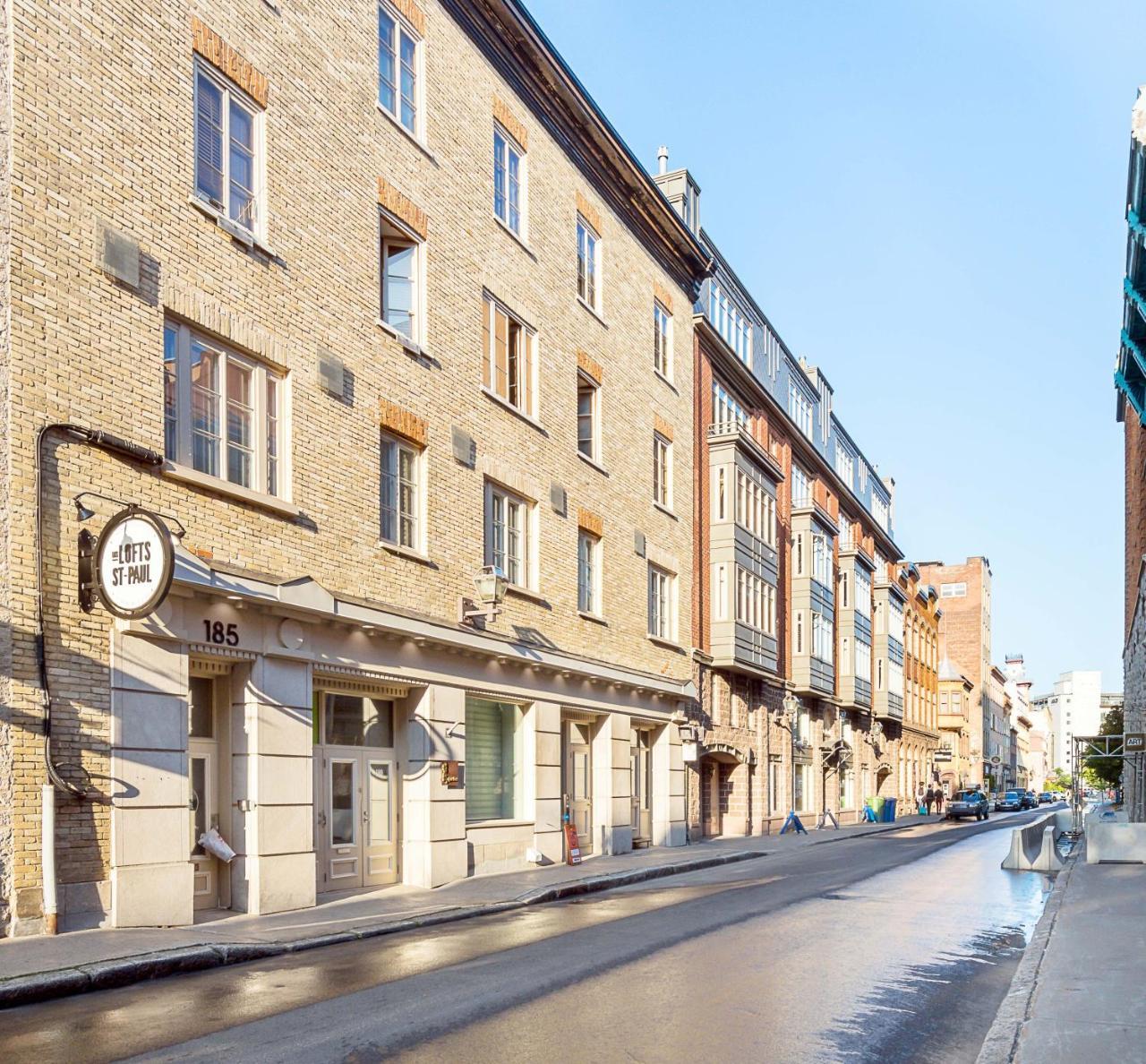 דירות Les Lofts St-Paul - Par Les Lofts Vieux-Quebec מראה חיצוני תמונה